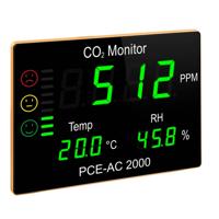 PCE Instruments CO₂-meter Temperatuur, Luchtvochtigheid, Koolstofdioxide