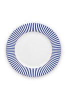Pip Studio Royal Stripes Dinerbord Blauw 26.5 cm