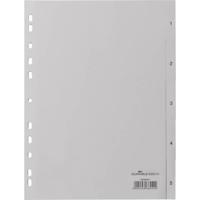 Durable 6505 Register DIN A4 1-5 Polypropyleen Grijs 5 tabbladen Bedrukte tabs 650510