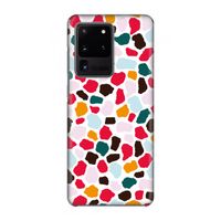 Colored Giraffe: Volledig geprint Samsung Galaxy S20 Ultra Hoesje