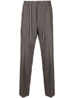 Corneliani pantalon court en laine vierge - Marron - thumbnail