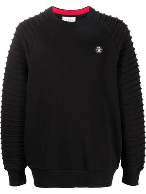 Philipp Plein sweat à patch logo - Noir