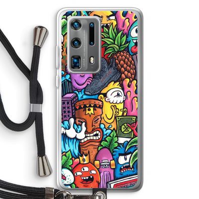 Vexx Mixtape: Huawei P40 Pro Plus Transparant Hoesje met koord