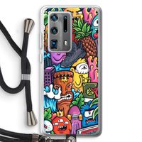 Vexx Mixtape: Huawei P40 Pro Plus Transparant Hoesje met koord