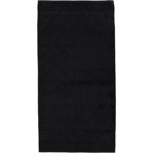 Cawö Cawö Noblesse Uni Handdoek 50x100 Schwarz