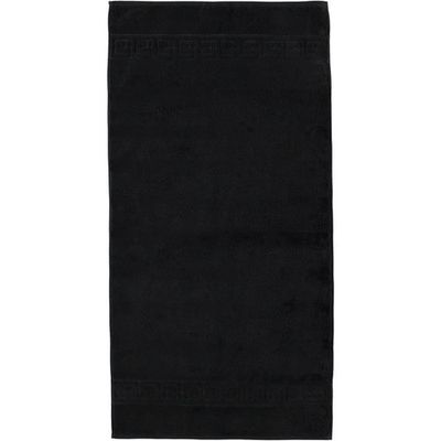 Cawö Cawö Noblesse Uni Handdoek 50x100 Schwarz