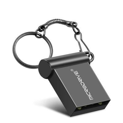 MicroDrive 32GB USB 2 0 Metal mini USB flash drives U schijf (zwart)