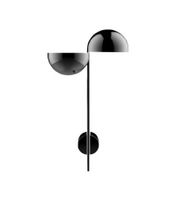Penta - Elisabeth Wandlamp glanzend zwart chroom