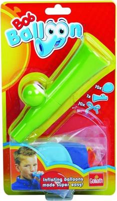 Goliath Bob balloon ballonnen opblaas setje met ballonnen groen