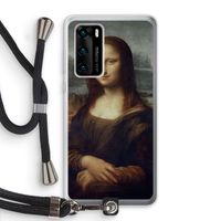Mona Lisa: Huawei P40 Transparant Hoesje met koord