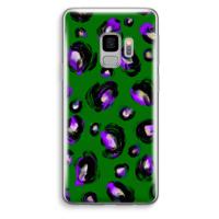 Green Cheetah: Samsung Galaxy S9 Transparant Hoesje
