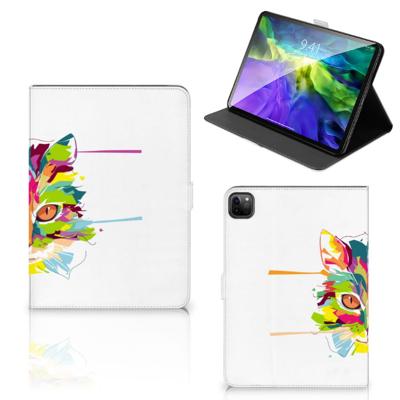 iPad Pro 11 2020/2021/2022 Hippe Tablet Hoes Cat Color iPad Pro 11 2020/2021/2022 Hippe Tablet Hoes Cat Color