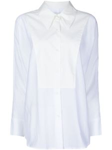 GOODIOUS chemise à empiècements - Blanc