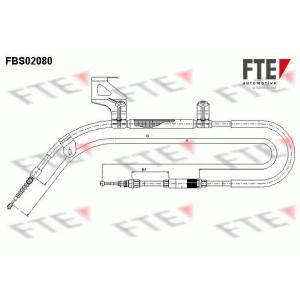 Fte Handremkabel FBS02080