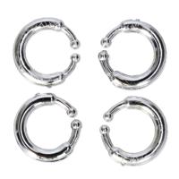 Nep neusringen 4x stuks - Carnaval/verkleedaccessoires - Nep/fop neusringen/piercings Nep neusringen 4x stuks - Carnaval/verkleedaccessoires - Nep/fop neusringen/piercings