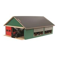 Kids Globe stal met windbreekgaas 1:32