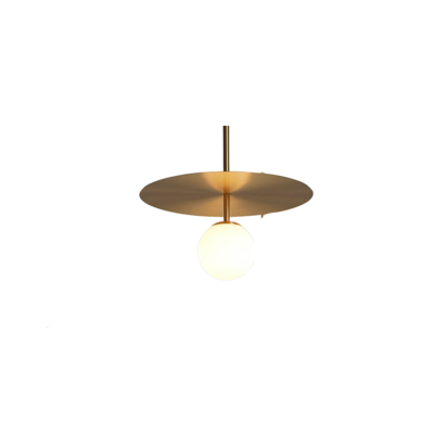 TossB - Celeste Sphere S Geborsteld Messing Hanglamp