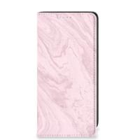 Samsung Galaxy A41 Standcase Marble Pink - Origineel Cadeau Vriendin