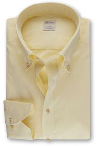Stenströms Slimline Overhemd geel, Effen