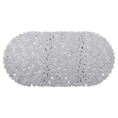 Differnz Lapis inlegmat bad - 100% PVC - anti-slip laag - 70 x 35 cm - grijs
