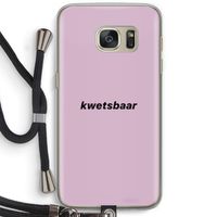 kwetsbaar: Samsung Galaxy S7 Transparant Hoesje met koord