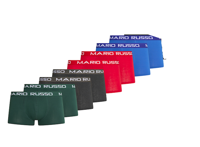 Mario Russo 10-pack Boxers - 5 kleuren in één set-M (2de Kans Deal) - thumbnail