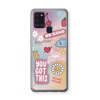 Positivity: Samsung Galaxy A21s Transparant Hoesje
