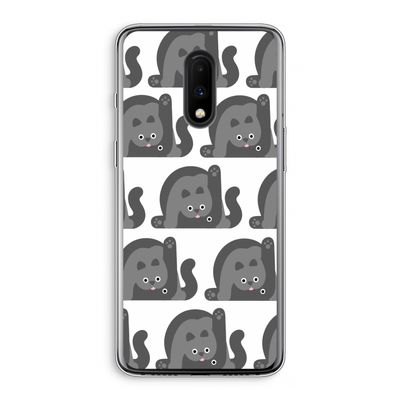 Cats: OnePlus 7 Transparant Hoesje