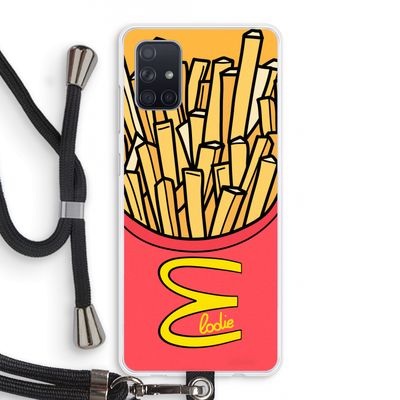 McElodie: Samsung Galaxy A71 Transparant Hoesje met koord