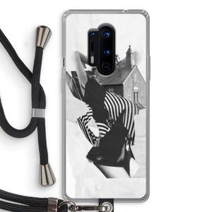 House: OnePlus 8 Pro Transparant Hoesje met koord
