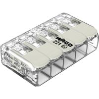 WAGO 221-685 Doorgangsklem Flexibel: - Massief: - 150 stuk(s)