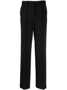 Calvin Klein pantalon droit à taille haute - Noir