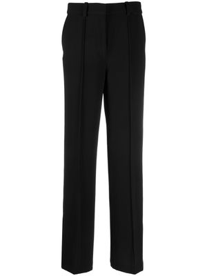 Calvin Klein pantalon droit à taille haute - Noir