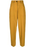 Forte Forte pantalon fuselé à taille haute - Jaune - thumbnail