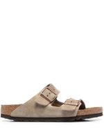 Birkenstock sandales Arizona en daim - Tons neutres - thumbnail