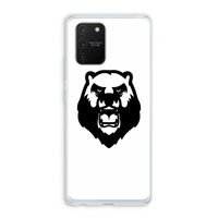 Angry Bear (white): Samsung Galaxy S10 Lite Transparant Hoesje