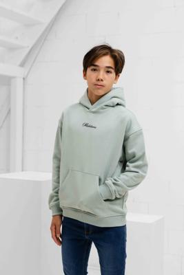 Malelions Studio Hoodie Kids Lichtgroen - Maat 140 - Kleur: Lichtgroen | Soccerfanshop