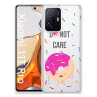 Xiaomi 11T | 11T Pro | Siliconen Case | Donut Roze