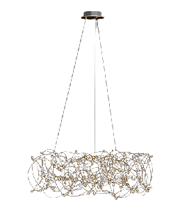 Quasar - Curled 180 led Hanglamp