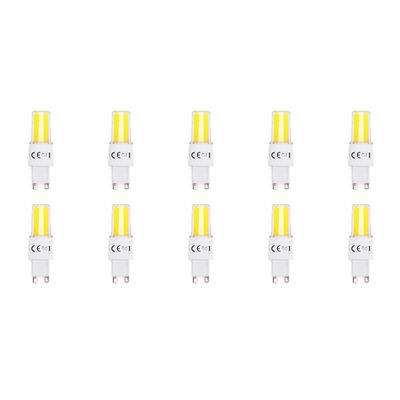 LED Lamp 10 Pack - Aigi - G9 Fitting - 3.8W - Helder/Koud Wit 6500K | Vervangt 40W