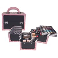 2-Tone Make-Up koffer Glitter Pink 2-Tone Make-Up koffer Glitter Pink