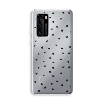Kleine kattenkopjes: Huawei P40 Transparant Hoesje