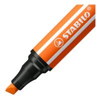 STABILO pen 68 max viltstift met dikke beitelpunt bleek vermiljoen