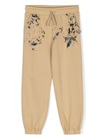 Moschino Kids pantalon de jogging à logo imprimé - Marron - thumbnail