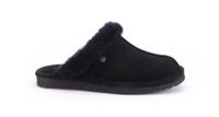 Warmbat Lismore Suede Dames Pantoffel Black/Black 37