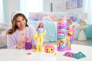 Mattel Cutie Reveal Pop Cozy Cute Tees Series Lion