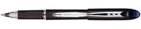 Uni-ball roller Jetstream blauw, schrijfbreedte 0,45 mm, medium schrift, schrijfpunt 1 mm, zwarte rubb...