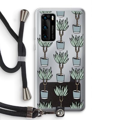 Boompje: Huawei P40 Transparant Hoesje met koord