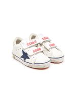 Golden Goose Kids baskets Old School en cuir - Blanc - thumbnail