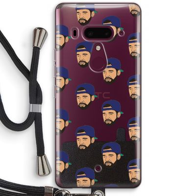 Drake Away: HTC U12+ Transparant Hoesje met koord